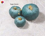 Velvet Pumpkins (Set Of 3)