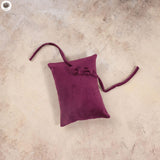 Velvet Pillow with Headband Set